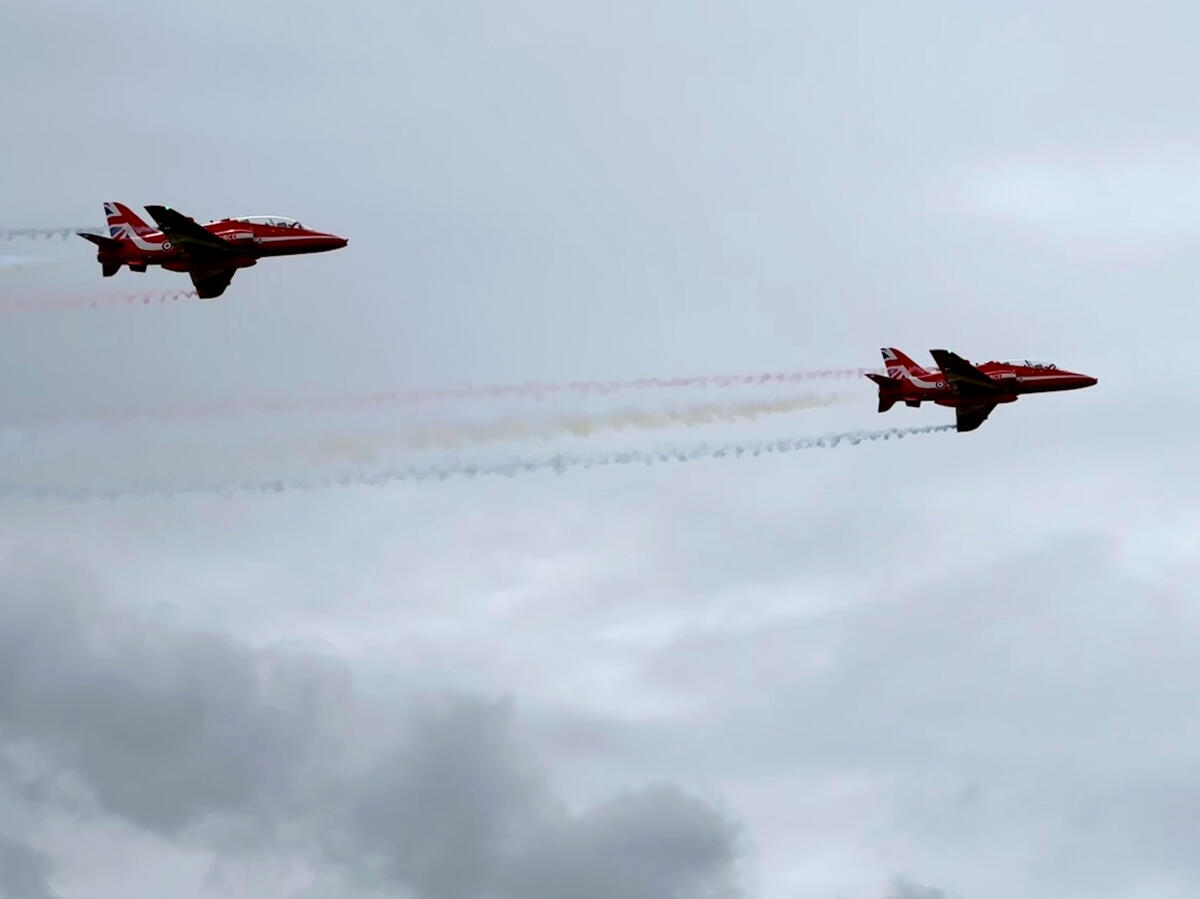 Red arrows model display aircraft 2024